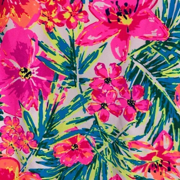 Bright Floral One-piece Bathing Suit - Picture 3 of 4